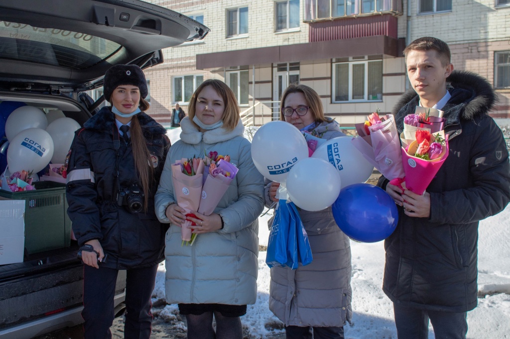 Республика Мордовия: «СОГАЗ-Мед» поздравил женщин с 8 Марта